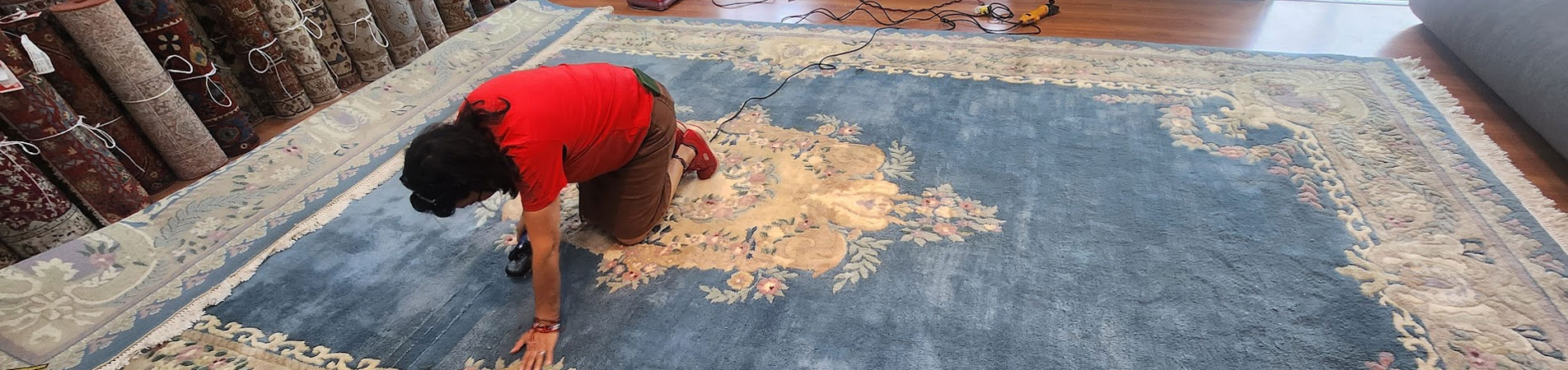 Banner of rug cleaning methods