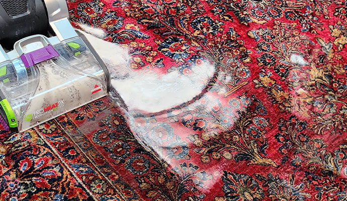 Rug wet cleaning services