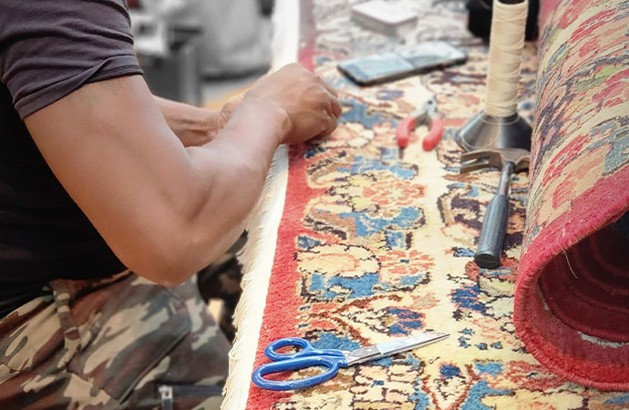 Fringe Repair Specialist Before Resell Your Rugs