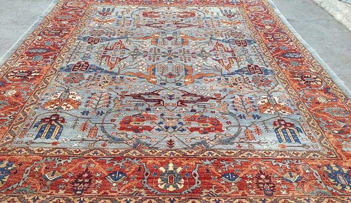 an old rug